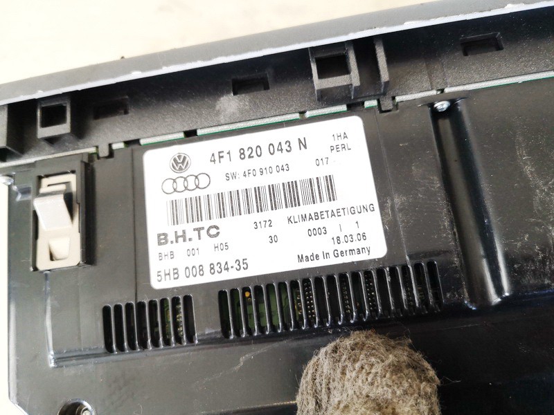 4F1820043N Audi A6 2006 Commande chauffage - Thumbnail 3