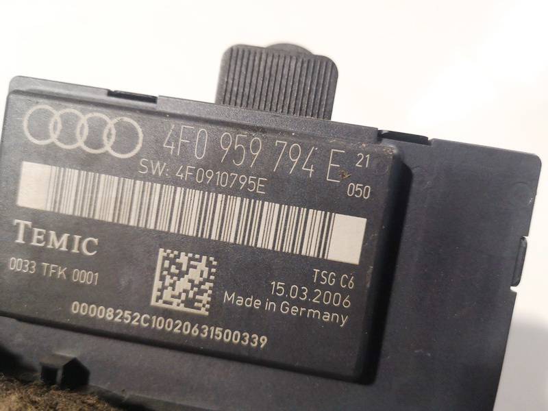 4F0959794E Audi A6 2006 Porte Unité de contrôle - Thumbnail 3