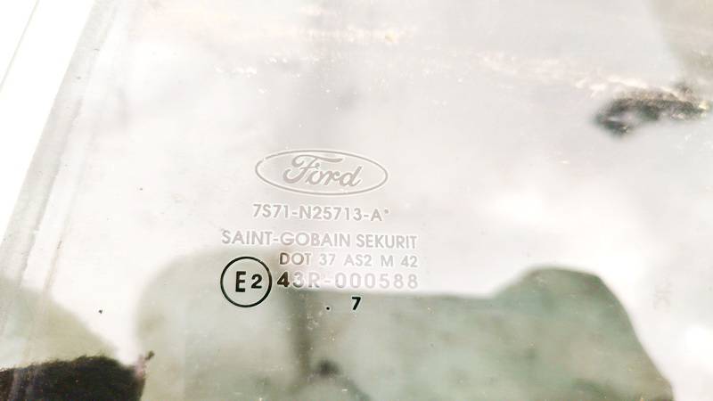 7S71N25713A Ford Mondeo 2007 LUNA TRASERA IZQUIERDA, Luna de la puerta trasera - TRASERA IZQUIERDA - Thumbnail 3