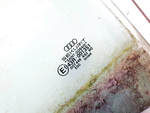 DOT448AS2M2 Audi A4 2002 Door-Drop Glass - REAR RIGHT - Thumbnail 2
