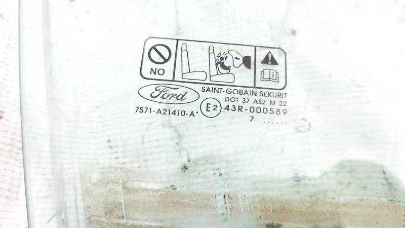 7S71A21410A Ford Mondeo 2007 LUNA DELANTERA DERECHA, Luna de la puerta delantera - FRENTE DERECHO - Thumbnail 2