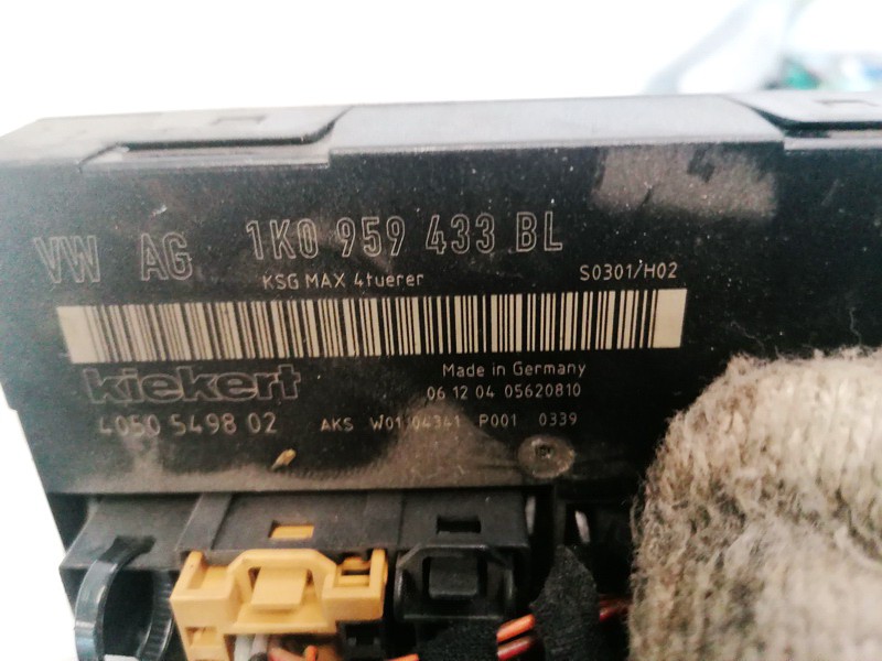 1K0959433BL Volkswagen Touran 2005 General Module Comfort Relay (Unit) - Thumbnail 3