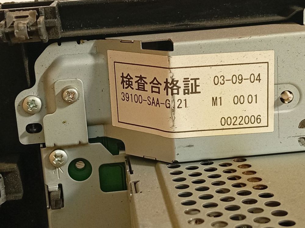 39100SAAG121 Honda Jazz 2003 Climate Control Panel and Autoradio - Thumbnail 5