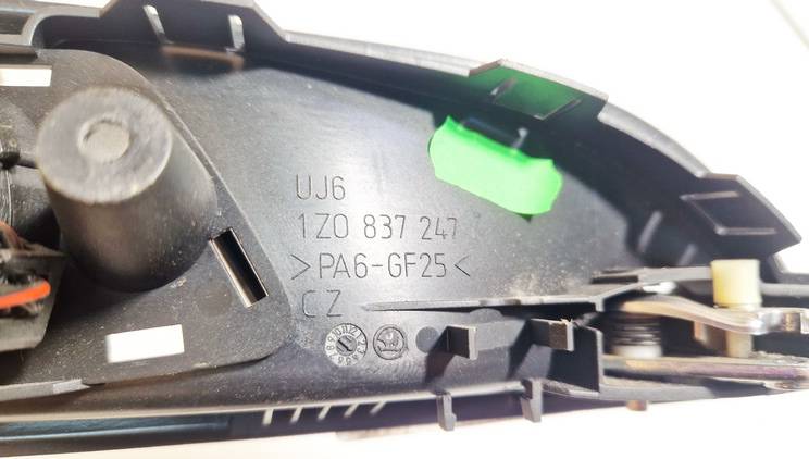 1Z0837247 Skoda Octavia 2011 Door Handle Interior - FRONT LEFT - Thumbnail 3