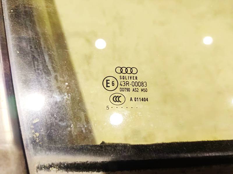 AS2 Audi A6 2005 Door-Drop Glass - FRONT RIGHT - Thumbnail 2