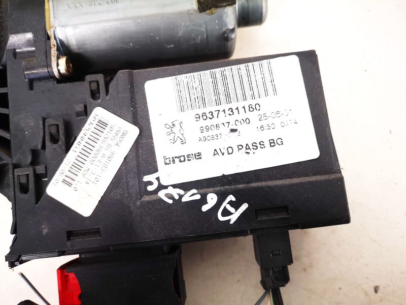 9637131180 Peugeot 307 2002 Window Motor - FRONT RIGHT - Thumbnail 2