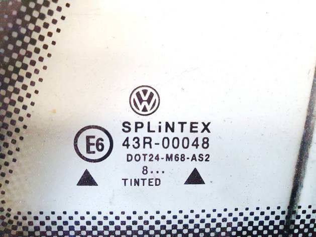 DOT24M68AS2 Volkswagen Passat 1999 Aizmugurējais virsbūves sānu stikls - AIZMUGURE PA LABI - Thumbnail 3