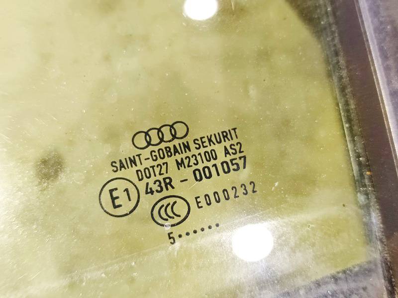 AS2 Audi A3 2006 Door-Drop Glass - REAR LEFT - Thumbnail 2