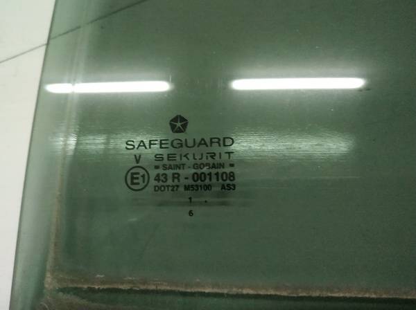 AS3 Chrysler PT Cruiser 2002 Szyba drzwi - TYLNE LEWE - Thumbnail 2