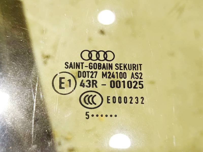 AS2 Audi A3 2006 Door-Drop Glass - FRONT RIGHT - Thumbnail 2