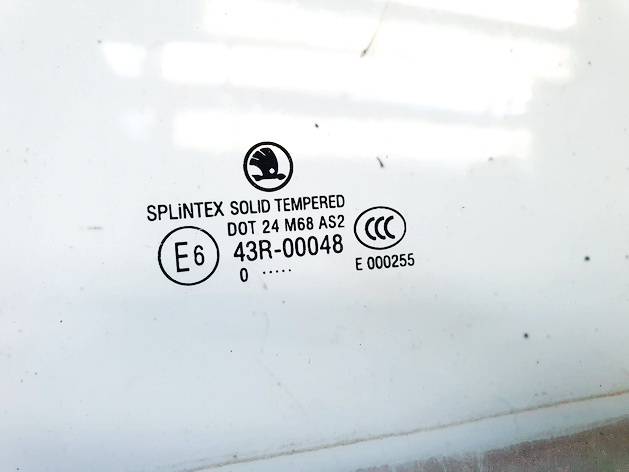 DOT24M68AS2 Skoda Octavia 2010 Durvju stikls - PRIEKŠA PA LABI - Thumbnail 2