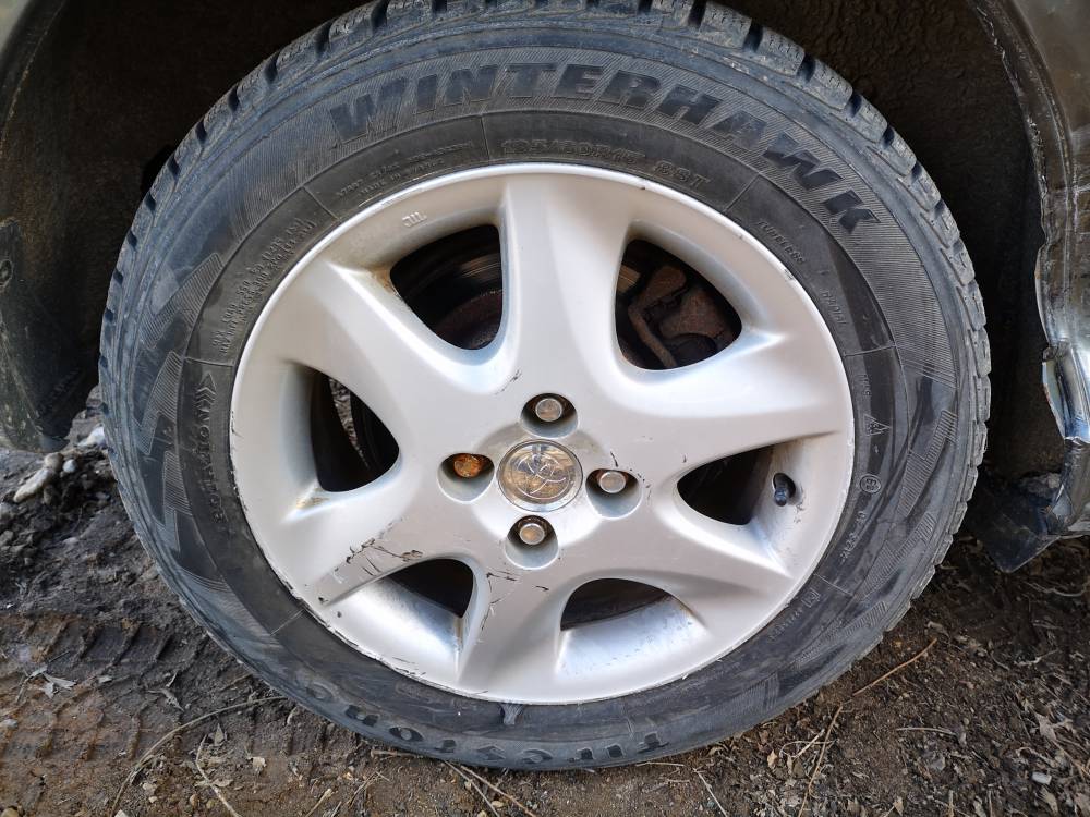 4X100 Toyota Corolla 2003 Komplet Kół Zimowych R15 - Thumbnail 3