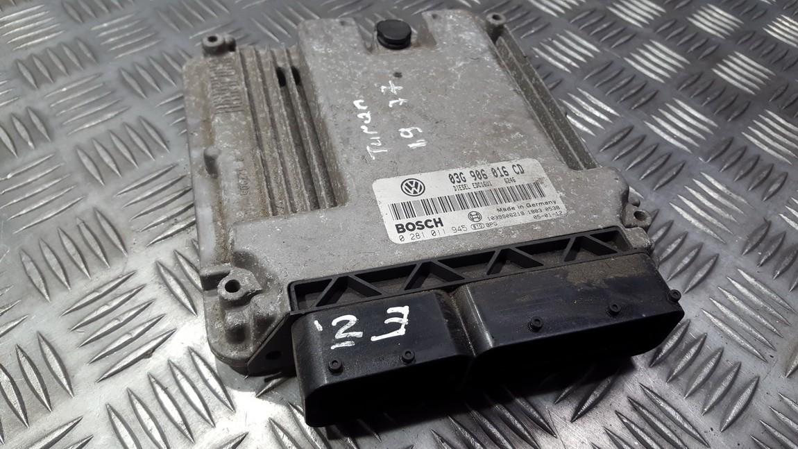 03G906016CD Volkswagen Touran 2005 ECU Engine Computer (Engine Control Unit)