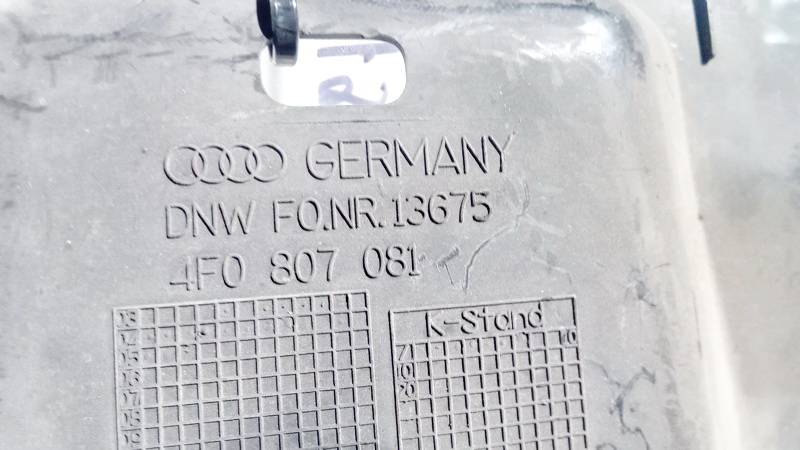 4F0807081 Audi A6 2005 Wiper Muolding - FRONT - Thumbnail 3