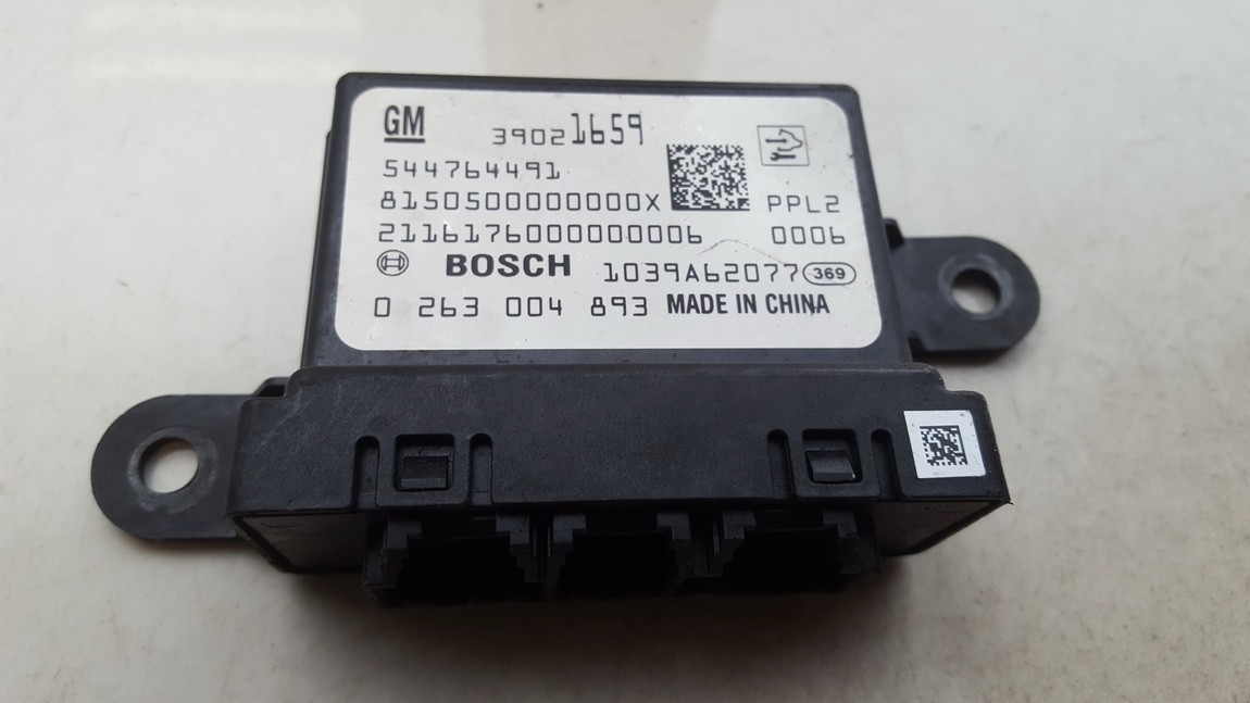 39021659 Opel Mokka 2016 Control Unit Parking (Parking Assist Module)