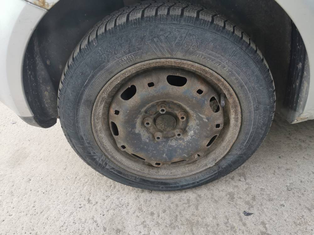 5X100 Volkswagen Polo 2009 Komplet stalowych felg R14 - Thumbnail 2