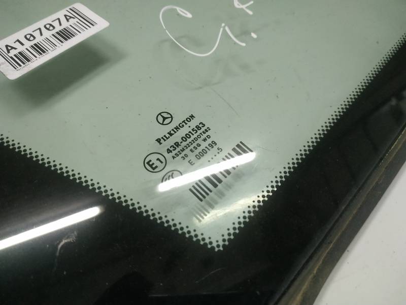 AS2 Mercedes-Benz B-CLASS 2005 Aizmugurējais virsbūves sānu stikls - AIZMUGURE PA KREISI - Thumbnail 2