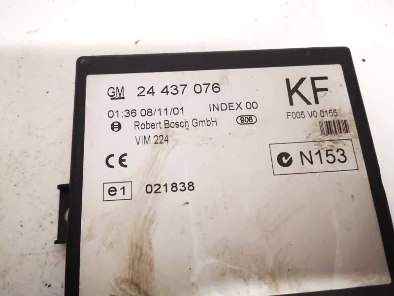 24437076 Opel Zafira 2002 General Module Comfort Relay (Unit) - Thumbnail 2