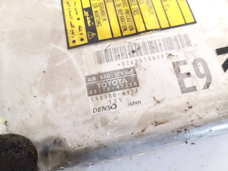 8917047390 Toyota Prius 2005 Komputer SRS airbag – moduł sterujący poduszek powietrznych - Thumbnail 2