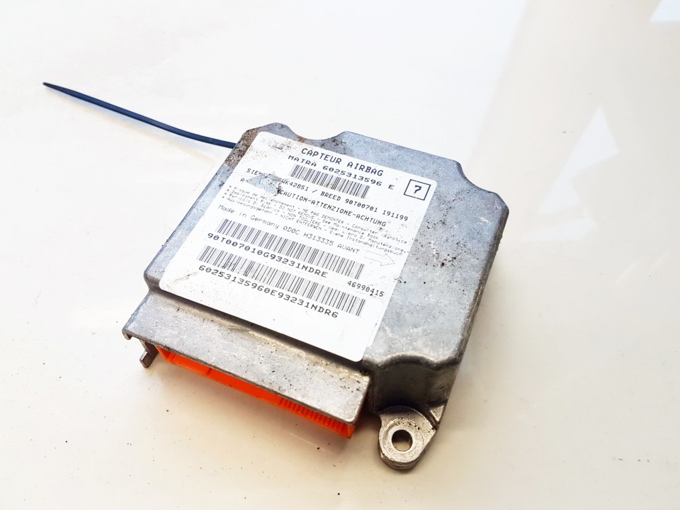6025313596E Renault Espace 1999 Airbag crash sensors module