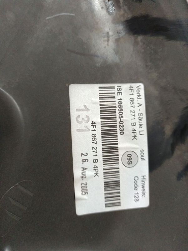 4F1867271B Audi A6 2005 Interior trim - Thumbnail 6