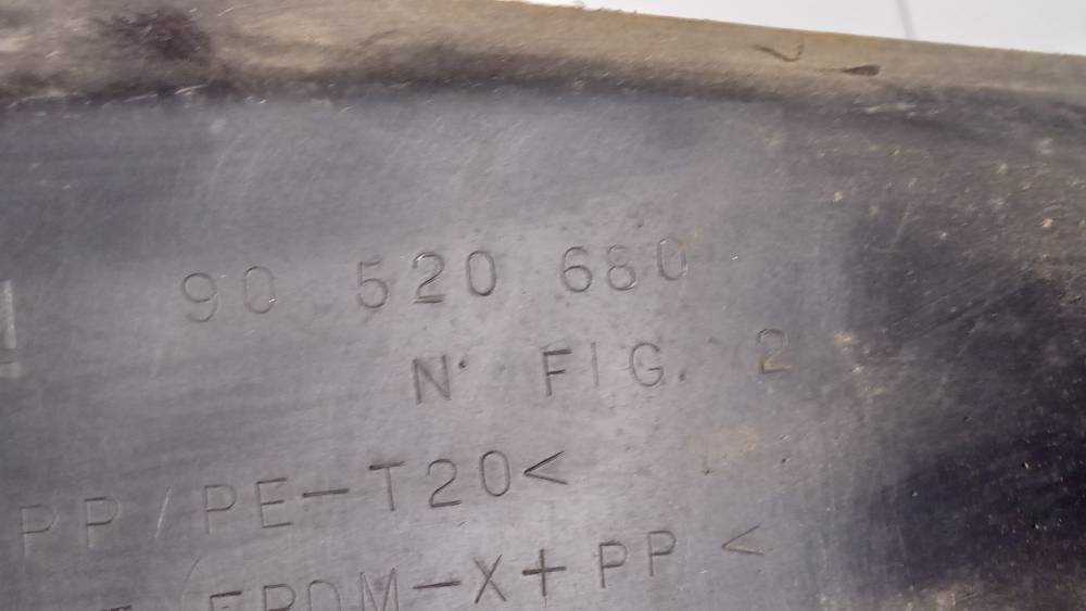 90520680 Opel Astra 1999 Valytuvu apdailos plastmase P. - Thumbnail 3