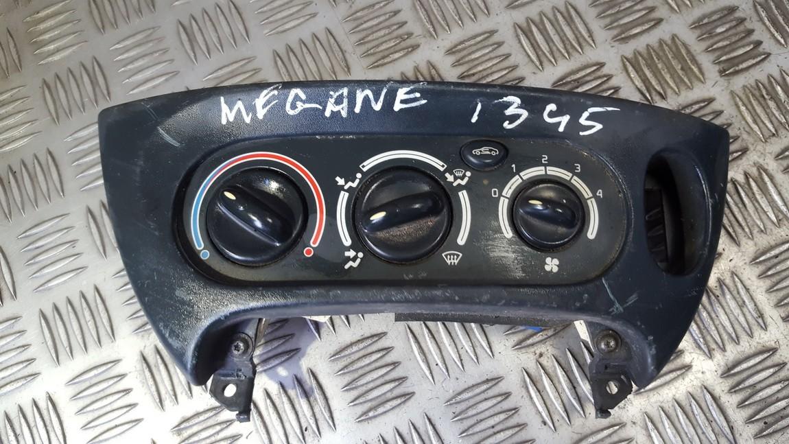655738N 100839 Climate Control Panel (heater control switches) Renault
