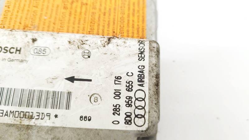 8D0959655C Audi A4 1997 srs-turvatyynyn tietokone – turvatyynyn ohjausyksikkö - Thumbnail 2