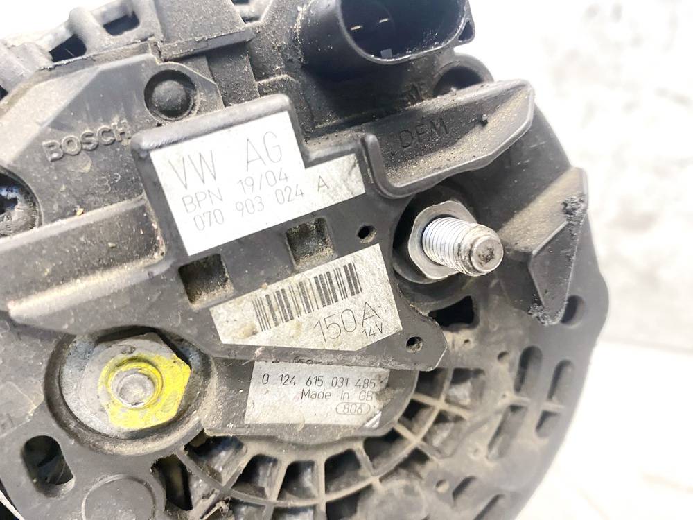070903024A Volkswagen Touareg 2005 Lichtmaschine Generator - Thumbnail 3