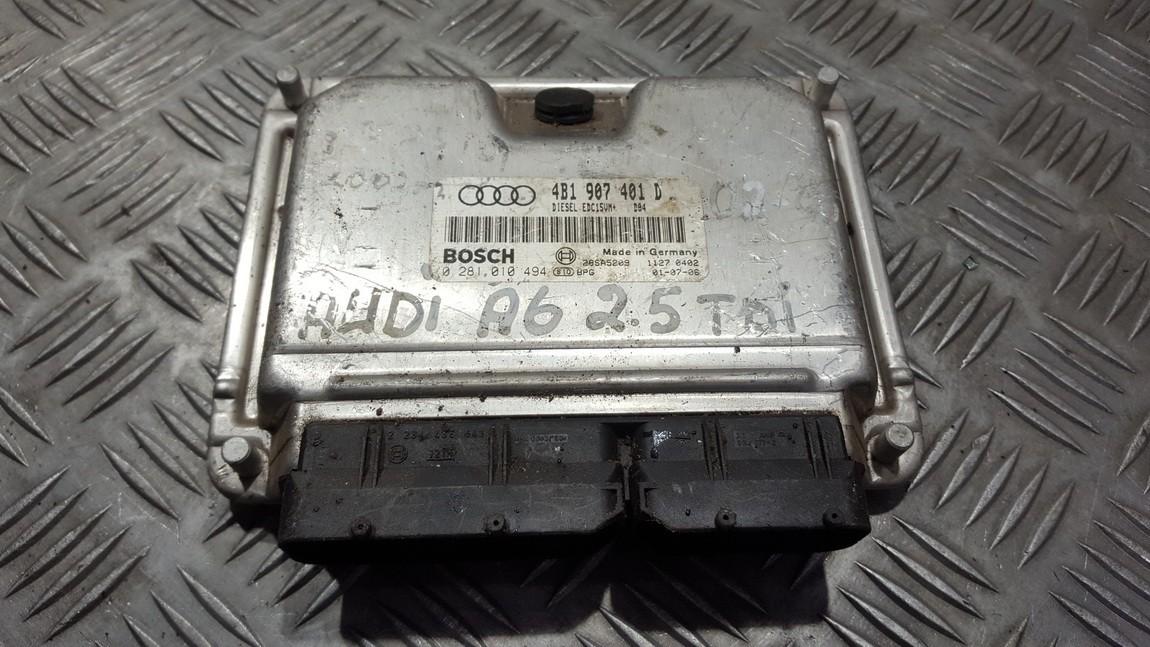4B1907401D Audi A6 2001 ECU Engine Computer (Engine Control Unit)