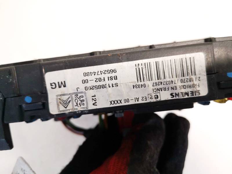 9652474480 Citroen C3 2003 Confort Contrôle Module - Thumbnail 2