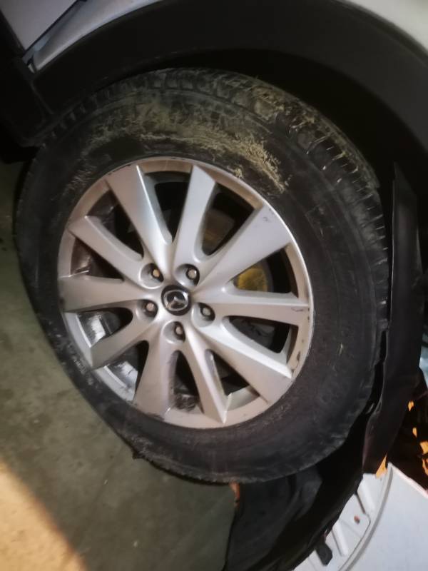 5X114.3 Mazda CX-5 2013 Komplet Kół Zimowych R17 - Thumbnail 3