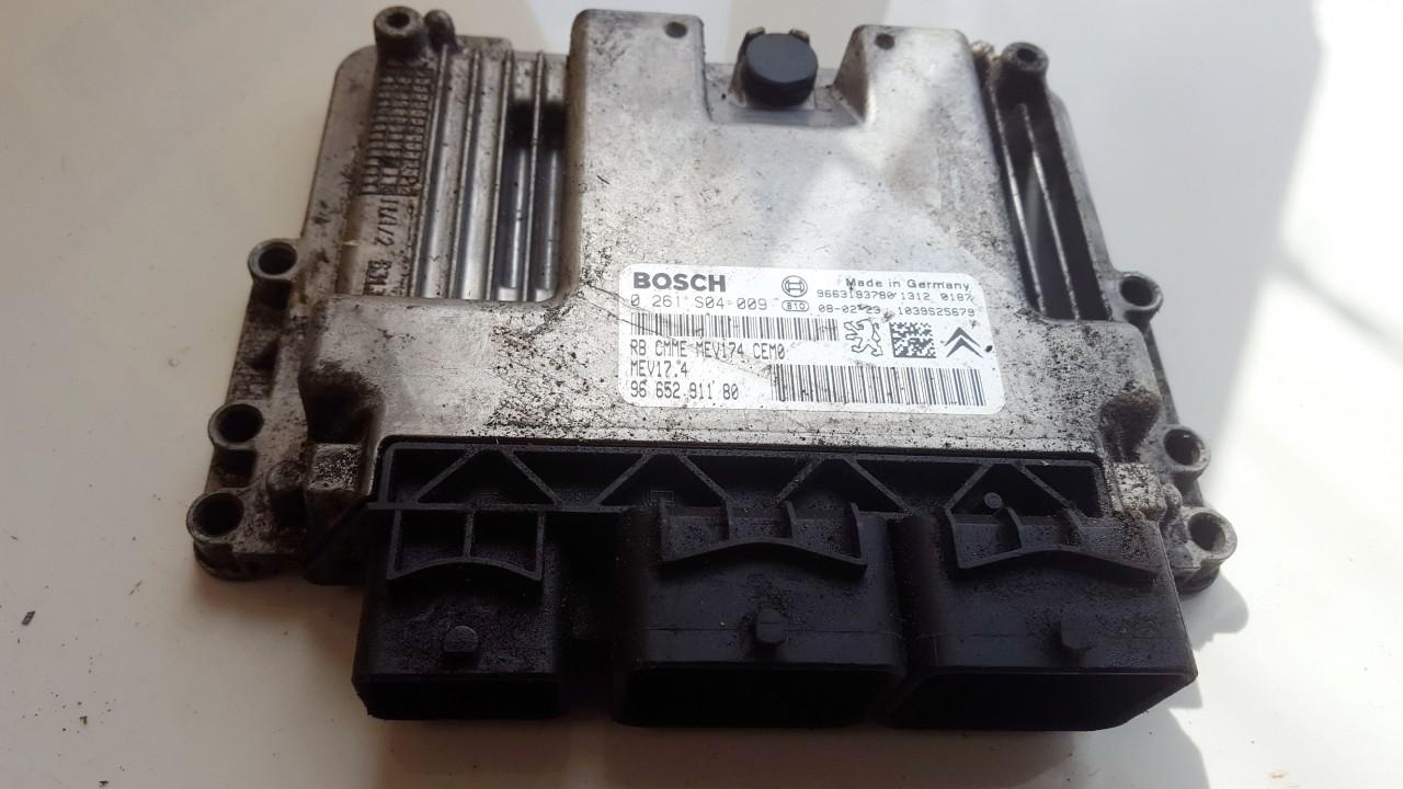 0261S04009 9665291180 ECU Engine Computer (Engine Control Unit) Peugeot