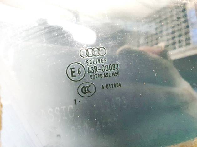 DOT90AS2M50 Audi A7 2010 Door-Drop Glass - FRONT RIGHT - Thumbnail 3