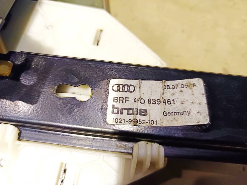 4F0839461 Audi A6 2005 Door window frame - REAR LEFT - Thumbnail 4