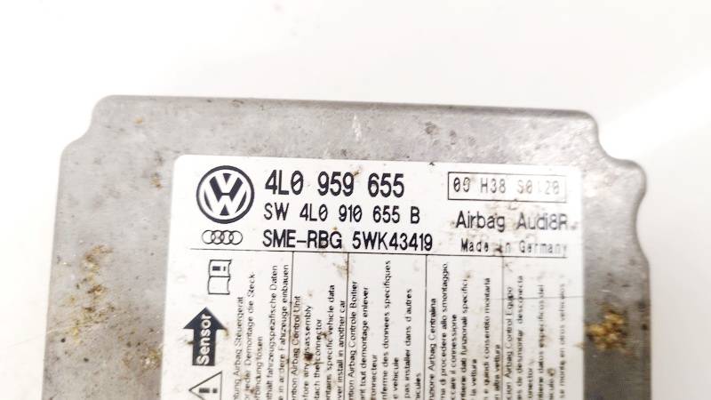 4L0959655 Audi Q7 2006 Steuergerät ECU Modul Airbag steuergerät - Thumbnail 2