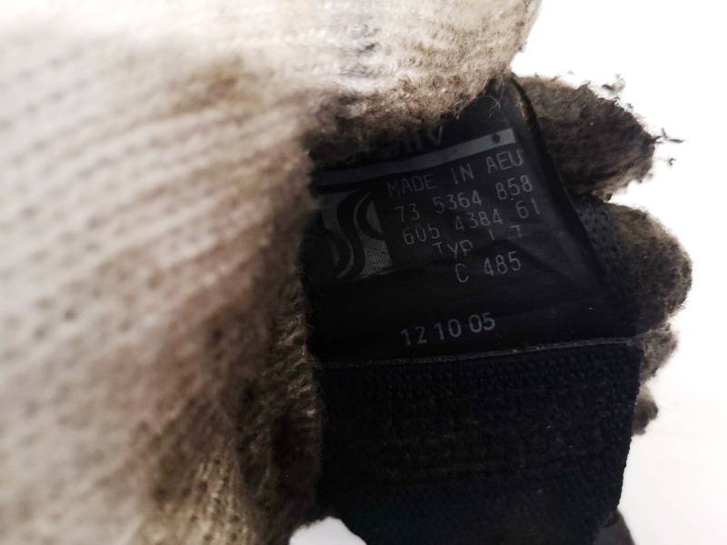 735364858 Fiat Punto 2005 Seat belt - REAR LEFT - Thumbnail 3