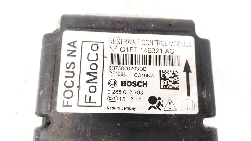 G1ET14B321AC Ford Focus 2016 Airbag crash sensors module - Thumbnail 3