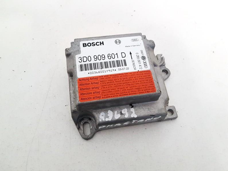 3D0909601D Volkswagen Phaeton 2003 Airbag crash sensors module