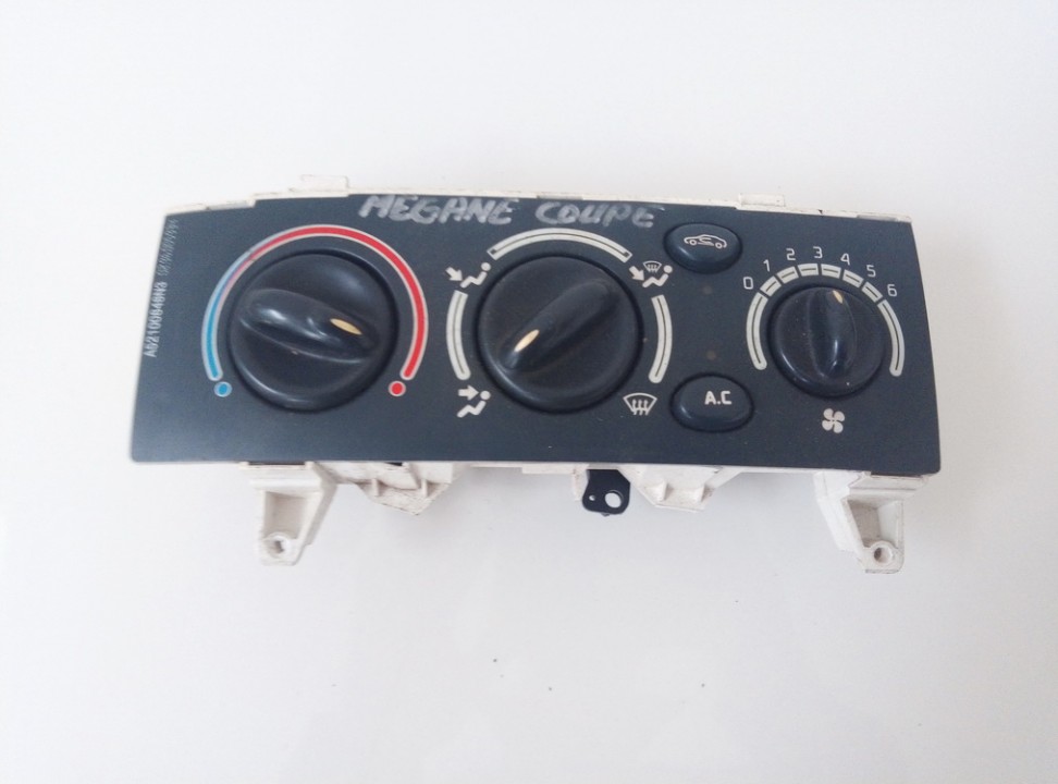 655739W used Climate Control Panel (heater control switches) Renault