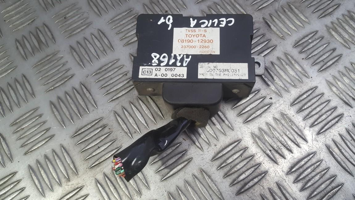 0819012930 Toyota Celica 2001 ALARM SENSOR MODULE UNIT