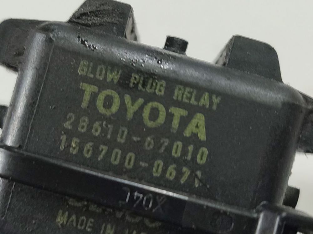 2867067010 Toyota Avensis 2006 Glow plug relay - Thumbnail 4