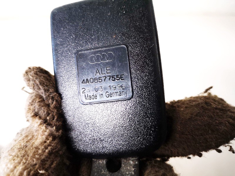 4A0857755E Audi A6 1996 Seat belt holder (Seat belt Buckle) - FRONT LEFT - Thumbnail 3