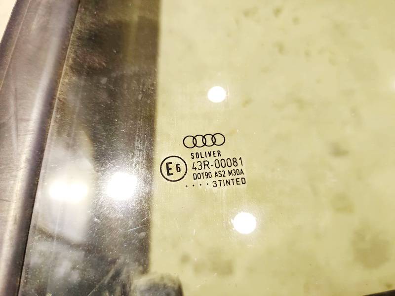 AS2 Audi A6 2003 Door-Drop Glass - REAR LEFT - Thumbnail 2