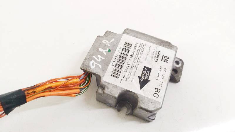 09229303 Opel Zafira 2003 Airbag crash sensors module