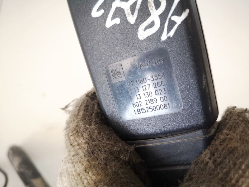 13127266 Opel Zafira 2005 Seat belt holder (Seat belt Buckle) - FRONT LEFT - Thumbnail 3