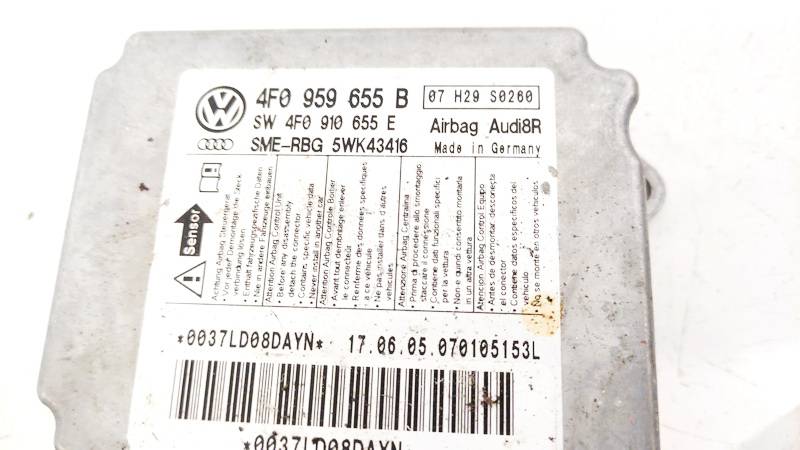 4F0959655B Audi A6 2005 CALCULATEUR AIRBAG - Thumbnail 2