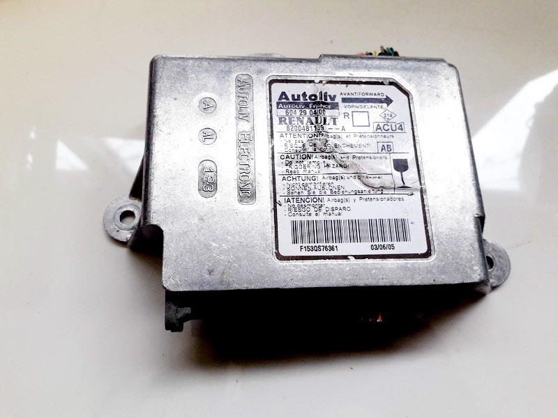 8200481139 Renault Scenic 2004 Airbag crash sensors module