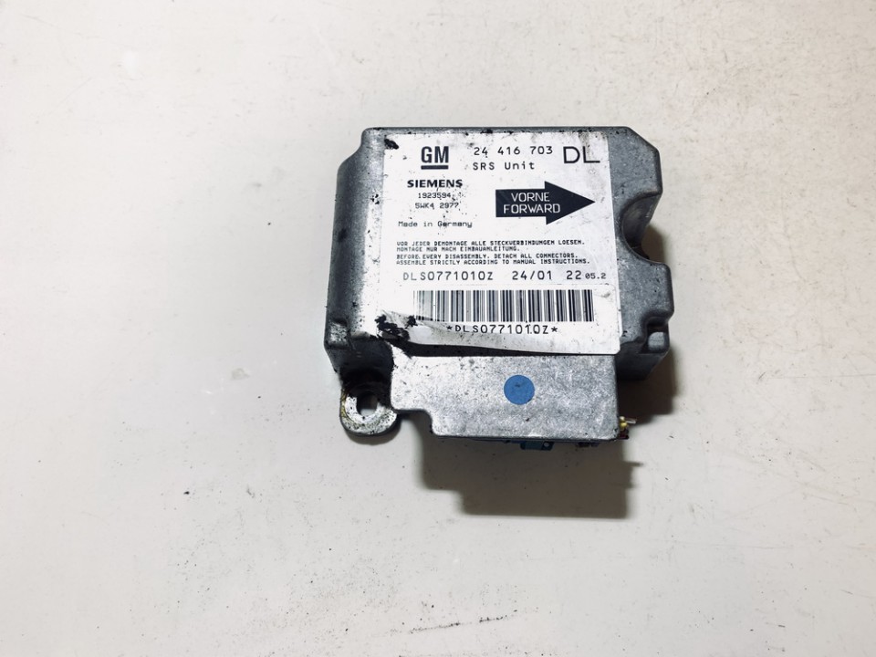 24416703DL Opel Astra 2000 Airbag crash sensors module