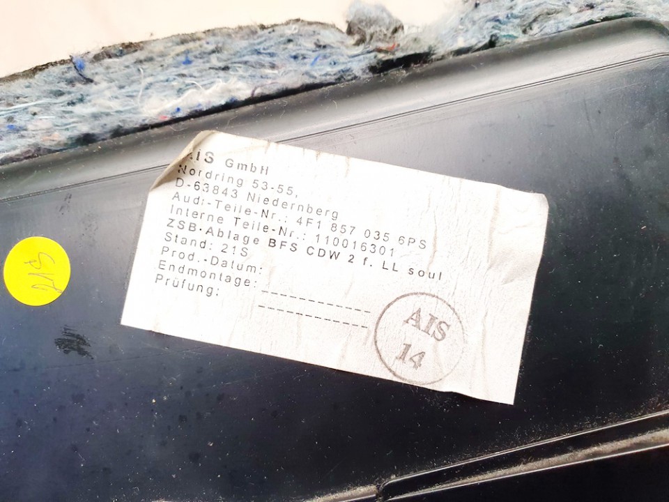 4F18570356PS Audi A6 2005 Glove Box Assembly - Thumbnail 3